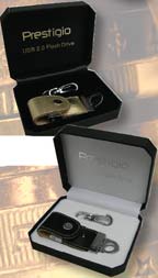 Prestigio leather USB data flash