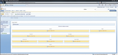 Экран 3. Ссылки для добавления Web-частей
