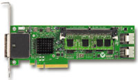 Рисунок 3. Контроллер MegaRAID SAS для систем RAID 6 от LSI Logic. 