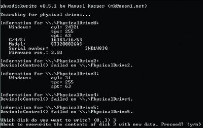 появился еще один физический диск с номером 3. Вот на него вы и произведете запись