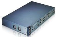 Рисунок 3. Наращивание емкости IP-УАТС X6004 компании ZyXEL возможно путем объединения в стек до 5 шасси, при этом общее количество пользователей увеличивается до 640. 