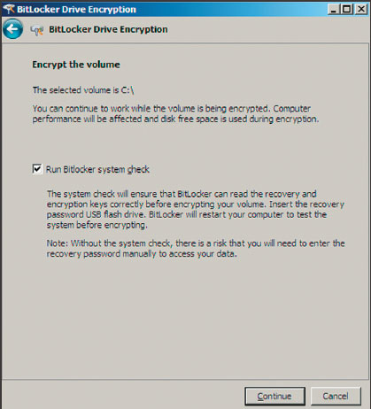 Экран 10. Последний шаг перед шифрованием диска