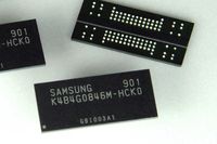 Новые чипы, вдвое превосходящие своих предшественников по плотности размещения элементов, позволяют выпускать модули памяти объемом до 32 Гбайт