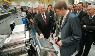 Heidelberg представила комбинированную печатную машину Gallus, адаптированную под печать электронных компонентов