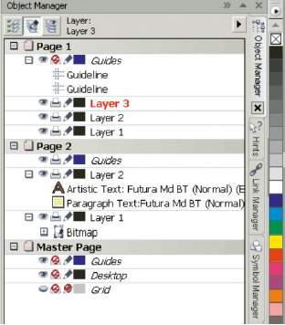 Автономность страниц и слоёв на них чрезвычайно удобна для работы над сложными или многостраничными заданиями и будет по достоинству оценена всеми приверженцами продукта