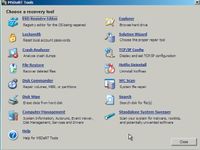 Экран 2. Дополнительное меню восстановления DaRT