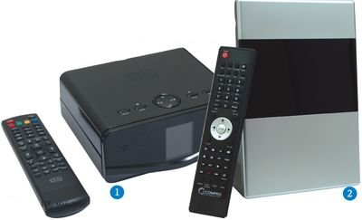 1 - 3Q Q-box F340HW-500Gb; 2 - Compro VideoMate NMC 1000W