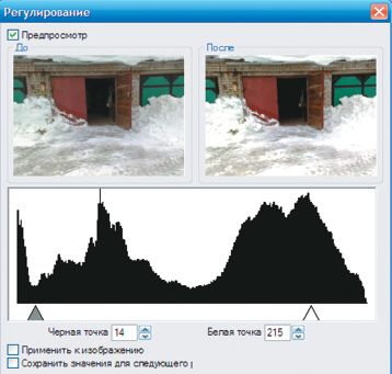 В некоторых случаях полезно «поиграть» с уровнями картинки