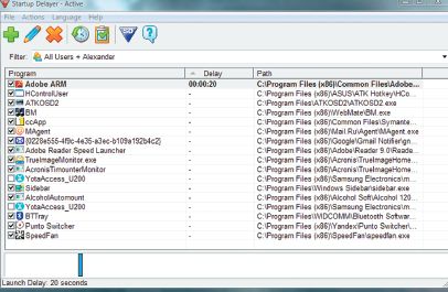 Startup Delayer позволяет управлять запуском приложений на этапе начальной загрузки