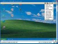 Рисунок 1. В этом сеансе KVM по IP сдвиг курсоров заметен. 