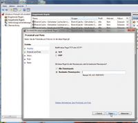 Рисунок 3. В брандмауэрах с расширенной безопасностью можно быстро заблокировать определенные порты, в том числе для исходящего трафика данных (в данном примере: клиент Windows 7).