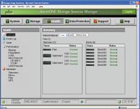 Рисунок 1. Управляющее программное обеспечение предоставляет администратору сведения о «состоянии здоровья» системы хранения и о возможных отклонениях от нормы.