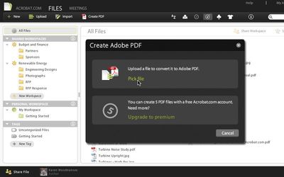 С помощью набора предложенных Adobe интернет-сервисов можно будет конвертировать файлы различных форматов в PDF