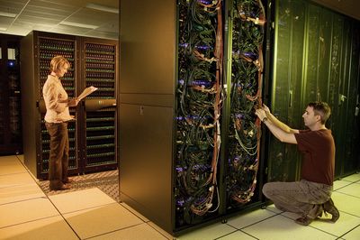 В качестве тестового полигона специалистами LSI и Whamcloud используется кластерная система, построенная в рамках проекта Hyperion в Национальной лаборатории имени Э.¤¤ Лоуренса в Ливерморе. Фото: LLNL.