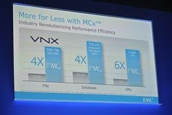 Сравнение VNX прежнего поколения и VNX MCx
