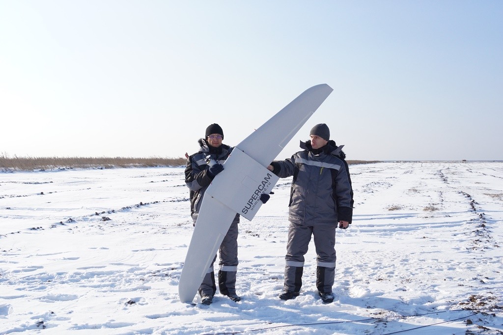 Площадку Амурского ГПЗ сканирует уникальный беспилотник