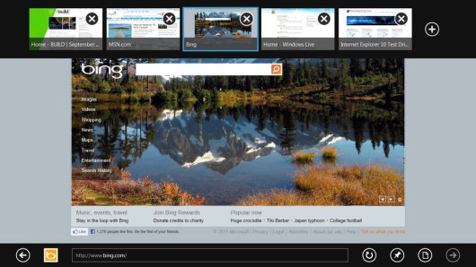 Metro IE10 предоставляется в рамках ознакомительной версии Windows 8 для разработчиков  
