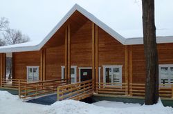 ЦОД, который построили в Inoventica, хорошо вписался в загородный пейзаж