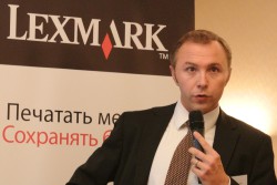 Эммануэль Жан знакомит партнеров с планами российского офиса Lexmark