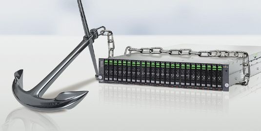 ЧТОБЫ ОСТАТЬСЯ НА ПЛАВУ, средние и малые компании, решая вопросы хранения данных, сталкиваются с теми же задачами, что и крупные корпорации. Вот только таких же бюджетов на ИТ у малого бизнеса нет. Отсюда главное требование к системам хранения данных для SOHO и SMB — они должны быть доступными Иллюстрация: Fujitsu 