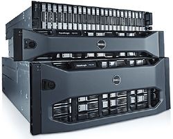 УСТРОЙСТВА СЕТЕВОГО хранения Dell, входящие в серию PS6110, можно объединять в группы до 16 узлов Источник: Dell 