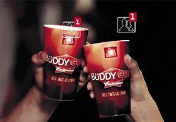 пивные стаканы Budweiser