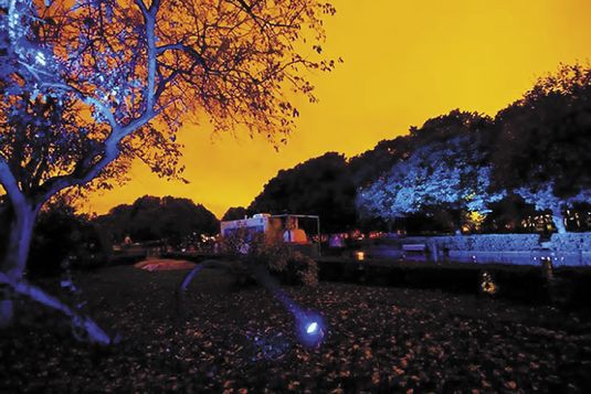 Освещение в Парке Горького