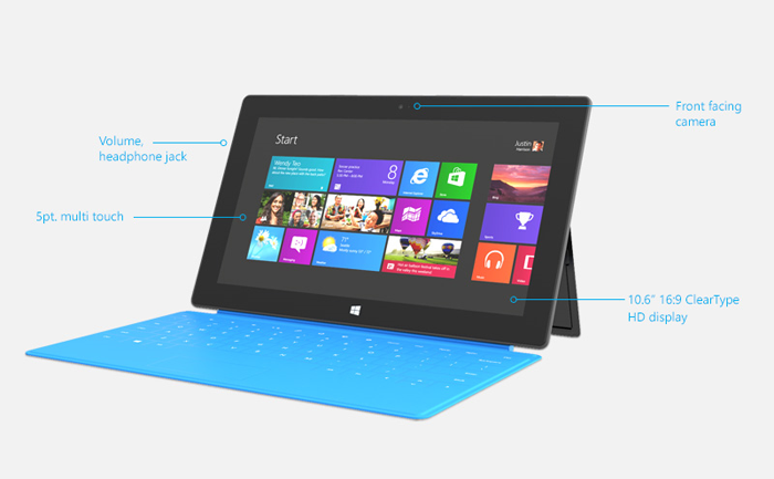 Microsoft Surface RT приедет в Россию в марте 