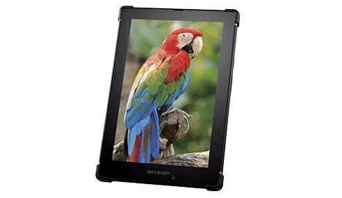 Sharp использовала в экране планшета технологии IGZO и Mirasol