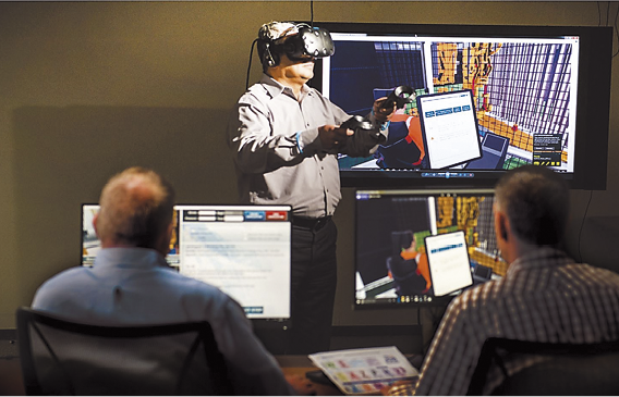 В Schlumberger инструменты виртуальной реальности используются для обучения сотрудников нефтегазовых компаний