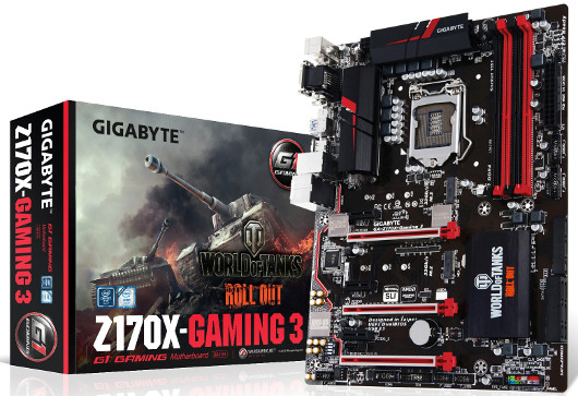 Новинка для геймеров: Gigabyte Z170X-Gaming 3