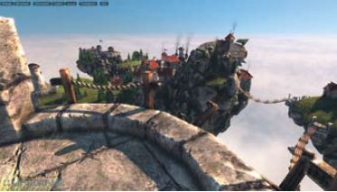 Кадр из программы Unigine Heaven Benchmark с применением тесселяции (справа) и без. Как видите, будучи использованной уместно, тесселяция позволяет весьма значительно повысить субъективную детализацию сцены