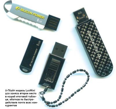 8?Гбайт модель LuxMini 920 заняла второе место в нашей итоговой таблице, обогнав по быстродействию почти всех конкурентов