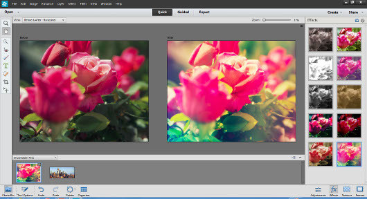 Photoshop Elements 12: мобильные альбомы и впечатляющие эффекты