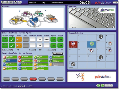 Экран планирования изменений