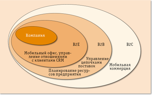 Рис. 3. Категории мобильных решений