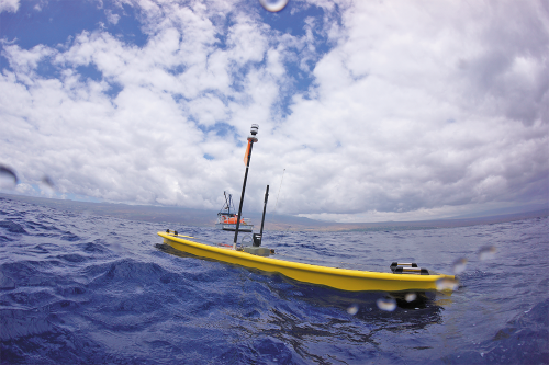 Судно-робот выдержало тайфун