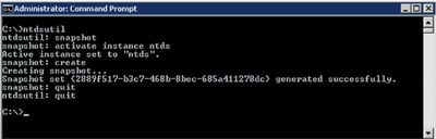 Экран 1. Создание моментального снимка