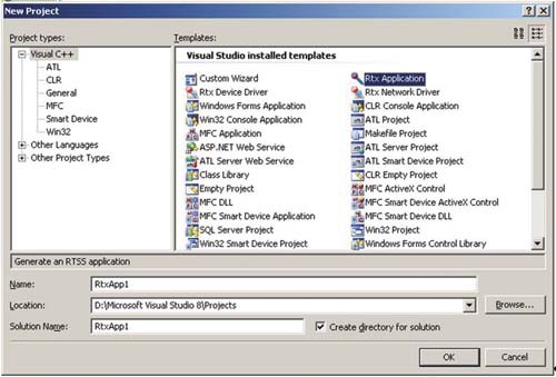 Пользователям среды Microsoft Visual Studio доступны шаблоны RTX-приложений