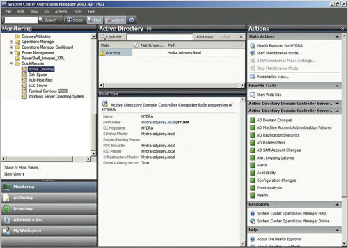Создание папки QuickReports для запуска отчетов из панели Monitoring