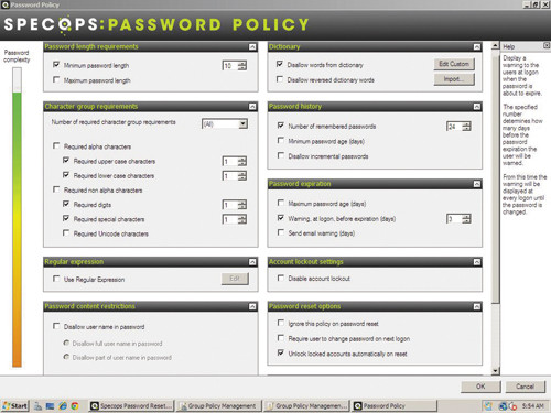 Specops Password Policy