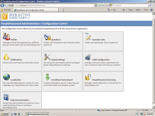 PeoplePassword компании Web Active Directory