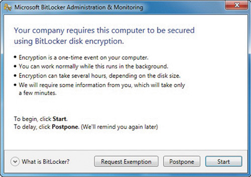 Взаимодействие клиента и пользователя MBAM