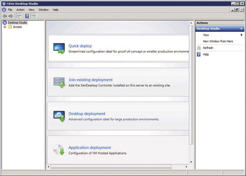 Варианты развертывания Desktop Studio