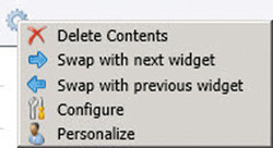 Изменение функциональности виджета