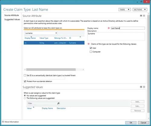 Поиск отображаемого имени для атрибута заявки