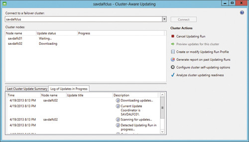 Мониторинг обновлений в процессе их?применения