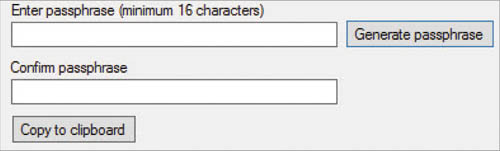 Создание идентификационной фразы