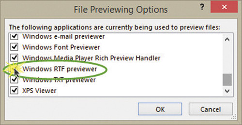 Выключение просмотра файла в Microsoft Outlook