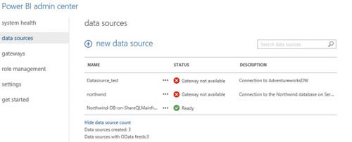 Управление источником данных